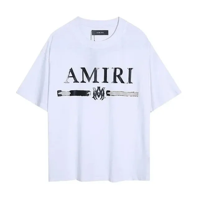 Amiri Graphic Tee Logo Belt Print