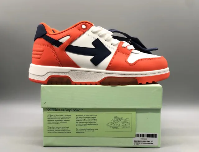 Off-White Virgil Abloh Orange Navy White
