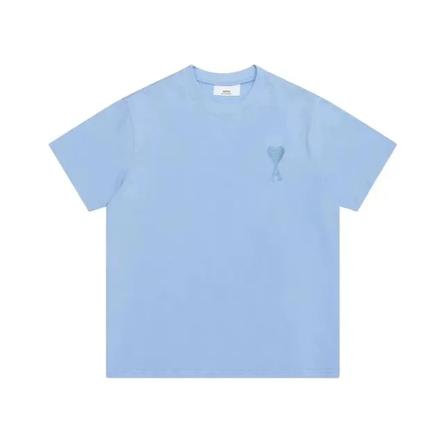 Amiri Heart Logo T-Shirt Embroidered Heart
