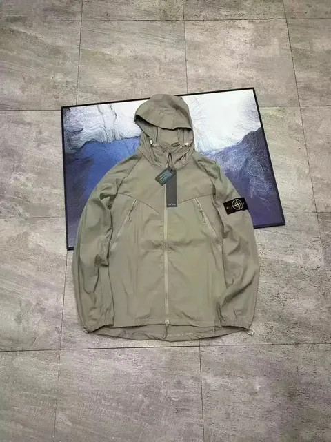 Stone Island Goggle Jacket Olive Green