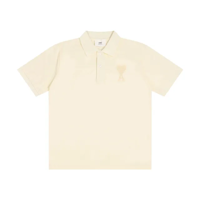 AMI Paris Polo Shirt Heart Logo