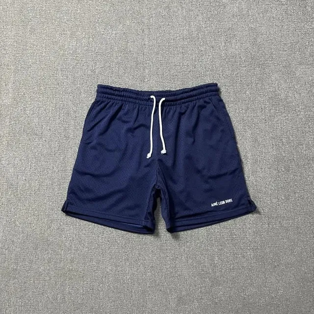 Aimé Leon Dore Mesh Shorts Navy with White Drawstring