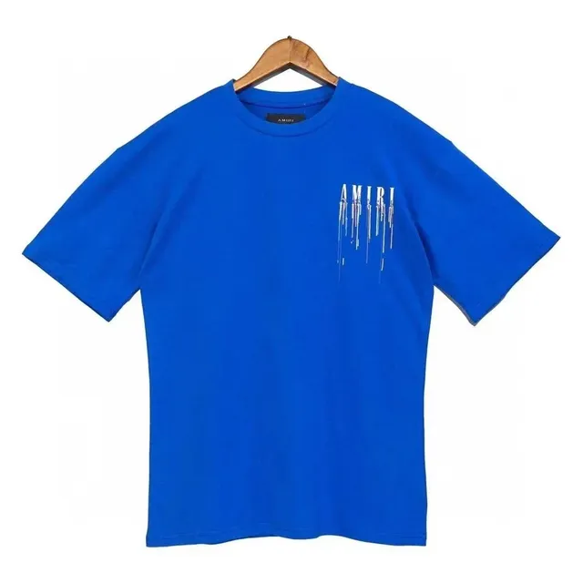 Amiri Logo Tee Dripping Logo