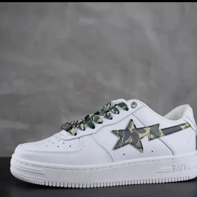 BAPE Shark Air Force 1 Camo Star