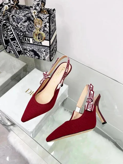 Dior Slingback Cannage Corduroy