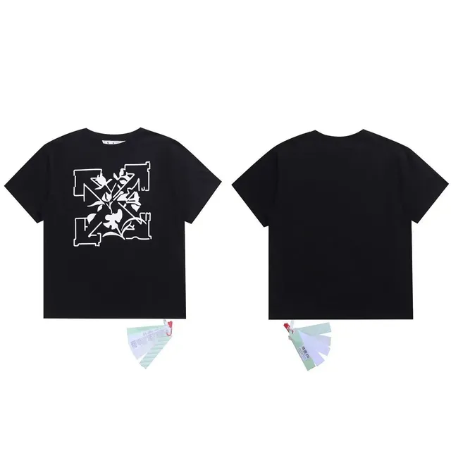 Off-White T-Shirt Floral Arrow