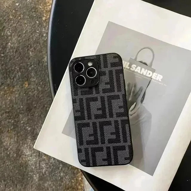 Fendi Phone Case FF Logo Jacquard