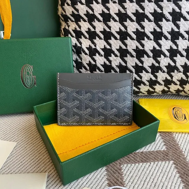 Goyard Card Holder Saint Louis Chevron
