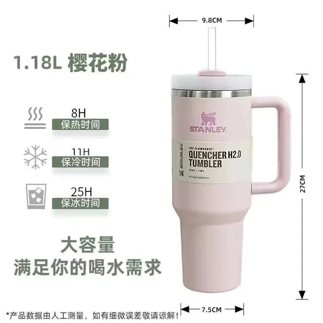 Stanley Quencher H2.0 Tumbler Cherry Blossom