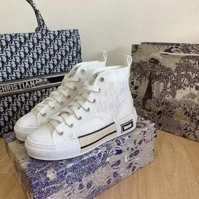 Dior B22 High-Top Monogram Canvas