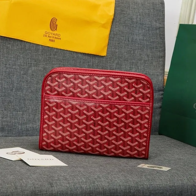 Goyard Saint Louis Pouch Chevron Canvas