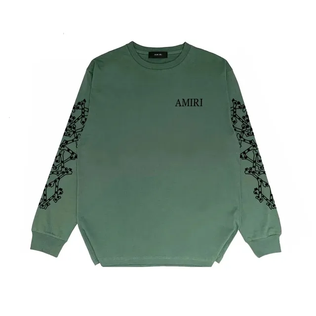 Amiri Long Sleeve Crewneck Chain Print