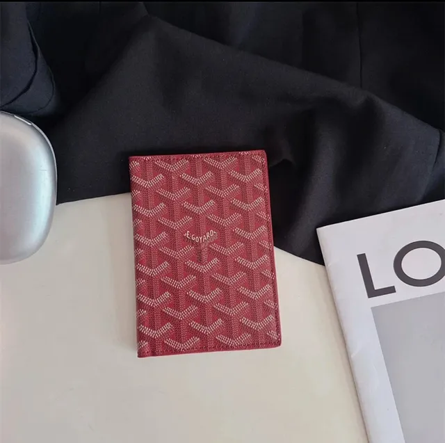 Goyard Passport Cover Chevron Pattern