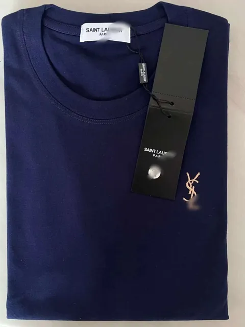 Saint Laurent Cotton T-Shirt Monogram Logo