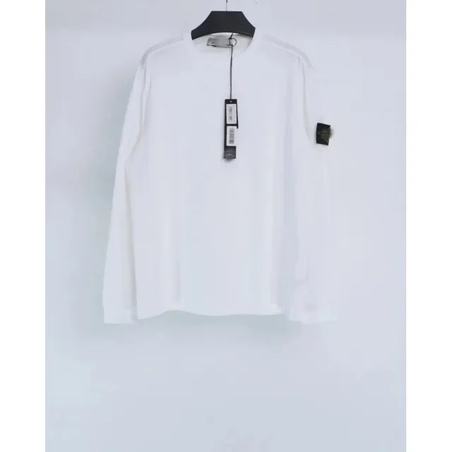 Stone Island Long-Sleeve T-Shirt Classic Logo Patch