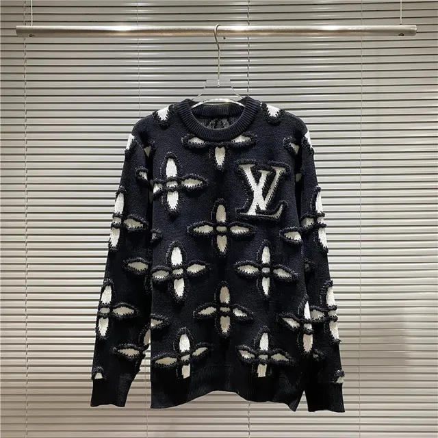 Louis Vuitton Monogram Knit Sweater LV Flower Motif