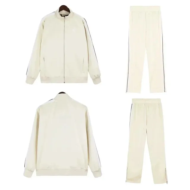 Adidas Track Suit Off-White Stripe