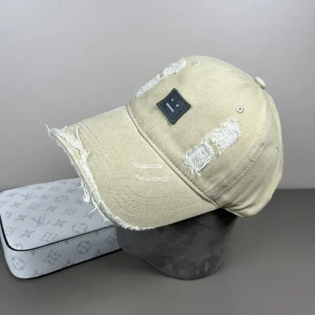 Louis Vuitton Baseball Cap Distressed Smile Patch
