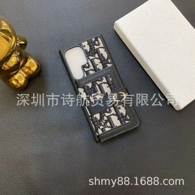Dior Phone Case Oblique Logo Print