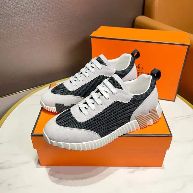 Hermès Run Mesh and Suede
