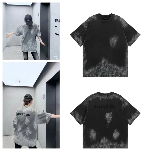 Balenciaga Oversized T-Shirt Acid Wash