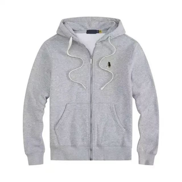 Polo Ralph Lauren Zip-Up Hoodie Heather Grey