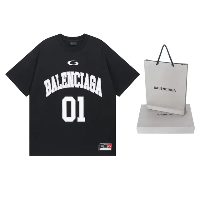 Balenciaga College Tee 01 Arch Logo