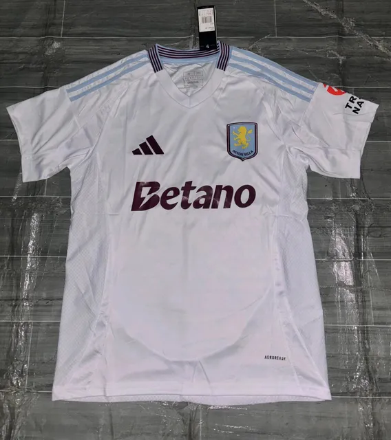 Adidas Aston Villa Home Jersey Betano Sponsor