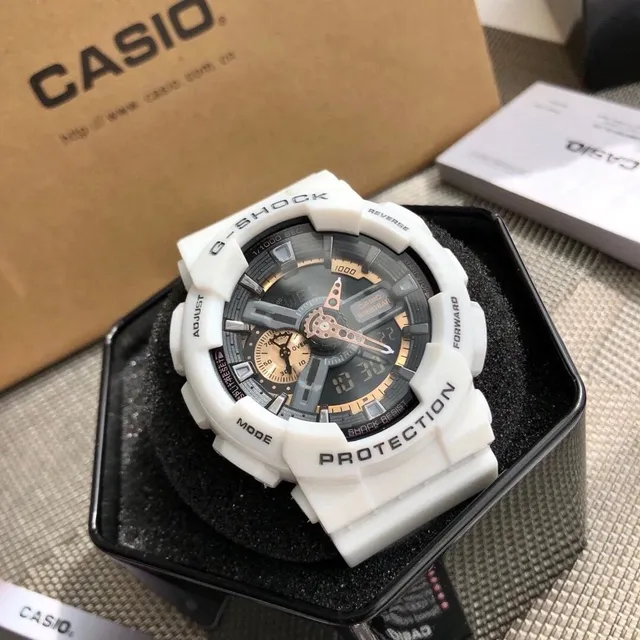 Casio G-Shock GA-110 White Gold Dial