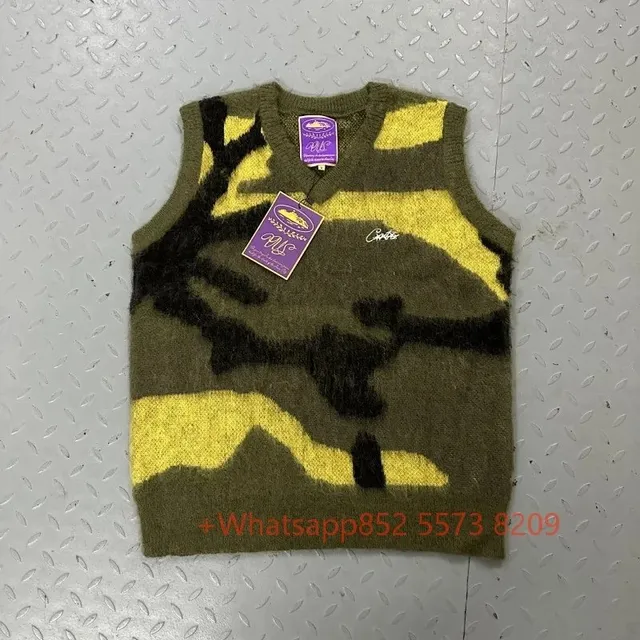 Corteiz Knit Vest Camouflage