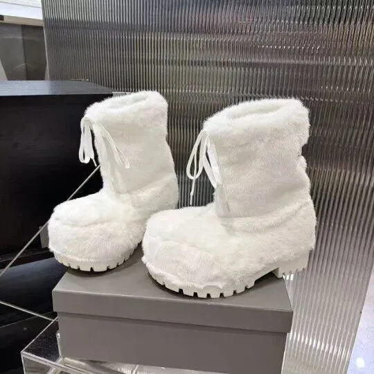 Balenciaga Triple S Boot Fluffy