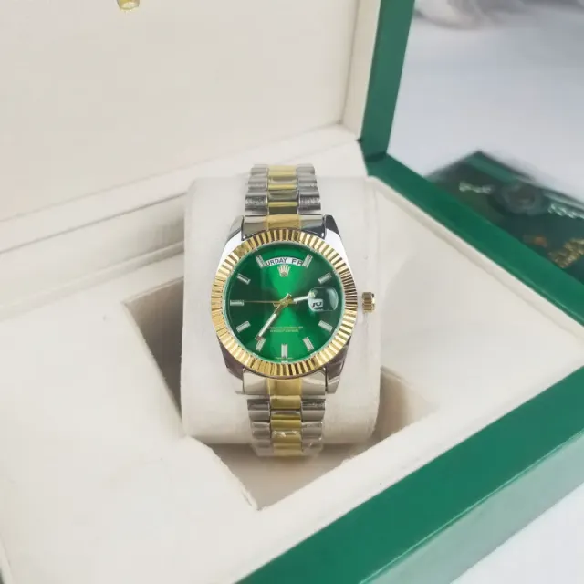 Rolex Day-Date 40 Green Vignette Dial