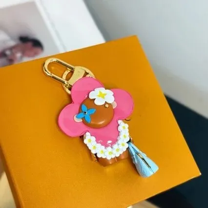 Louis Vuitton Flower Charm Keyholder Multicolor Floral