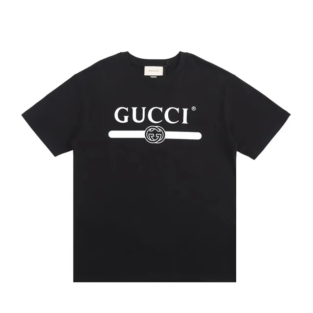 Gucci Logo T-Shirt White GG Bar