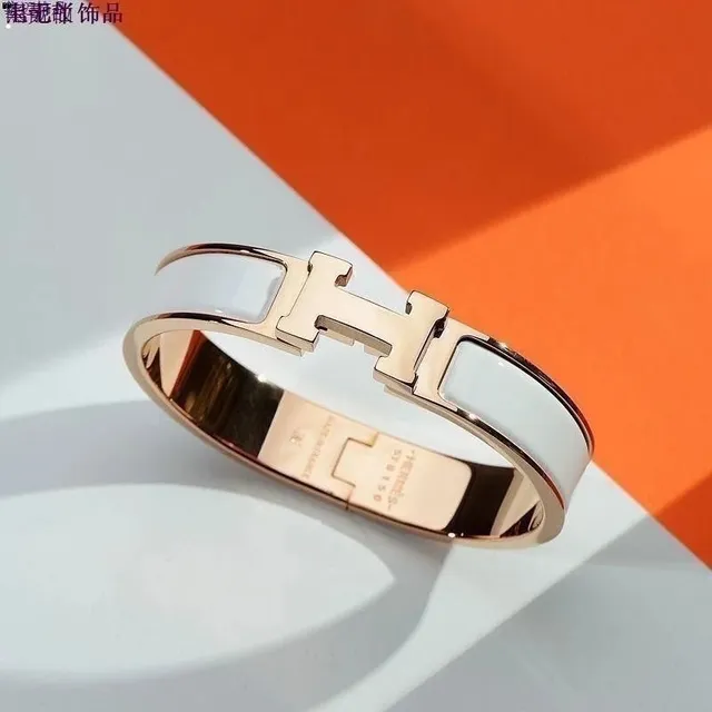 玫瑰金白珐琅
