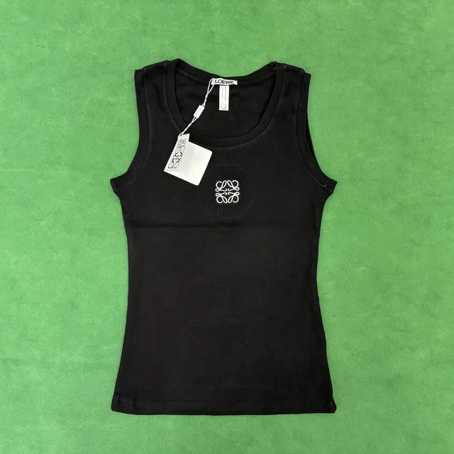 Loewe Ribbed Tank Top Anagram Logo