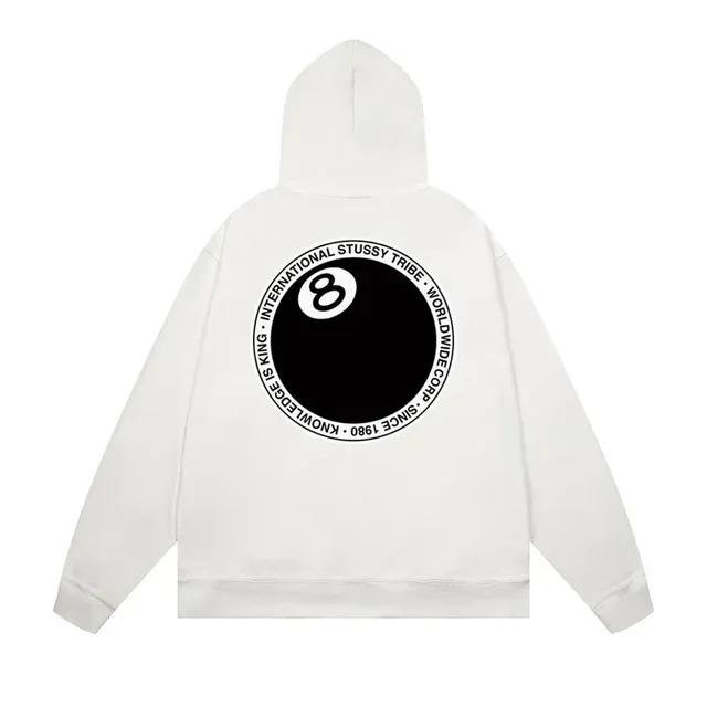 Stüssy Hooded Sweatshirt 8 Ball Logo