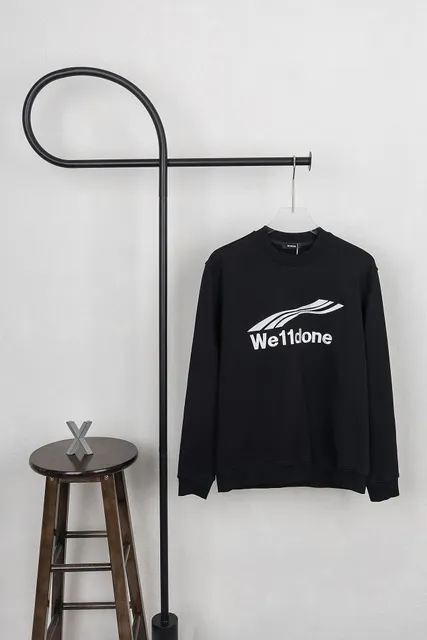 We11done Crewneck Sweatshirt Logo Print