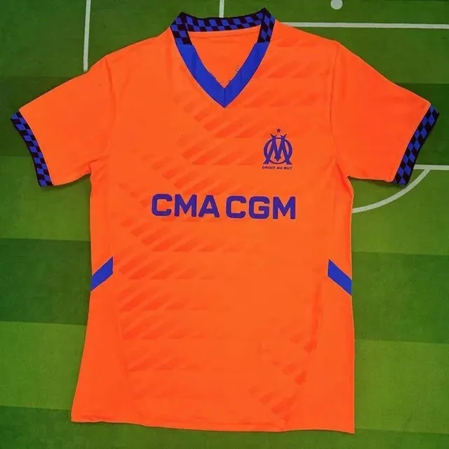 Olympique de Marseille Home Jersey CMA CGM Sponsor