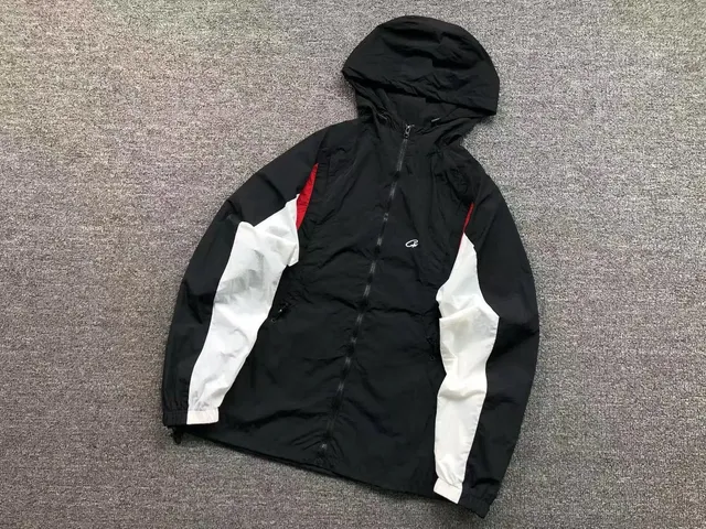 C.P. Company Goggle Jacket Black White Red Panel
