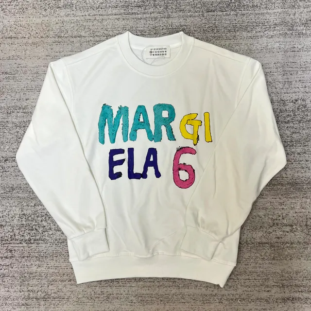 Maison Margiela Crewneck Sweatshirt Multicolor Logo Print