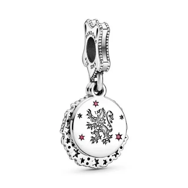 Pandora Lion Charm Enamel Lion with Red Cubic Zirconia