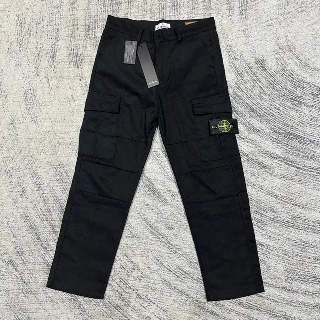 Stone Island Cargo Trousers Black with Compass Patch