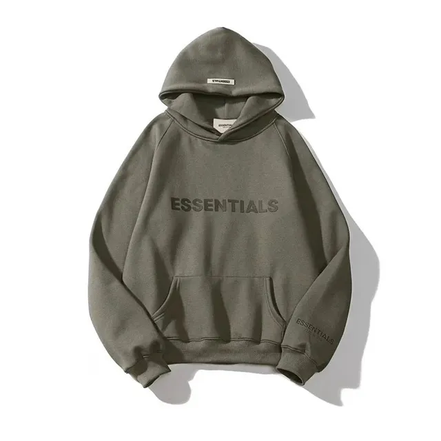 Fear of God Essentials Hoodie Olive Green
