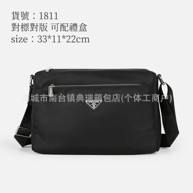 Prada Re-Nylon Messenger Bag Triangle Logo