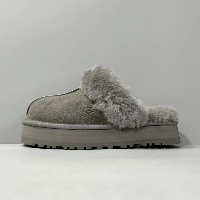 UGG 星拖厚底 灰色 1122550-CHRC