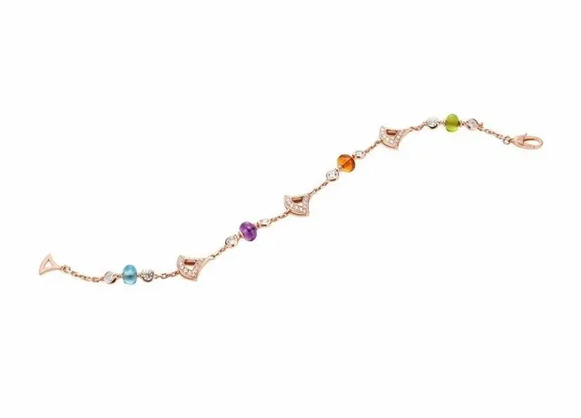 Bulgari Serpenti Bracelet Multicolor Gemstone