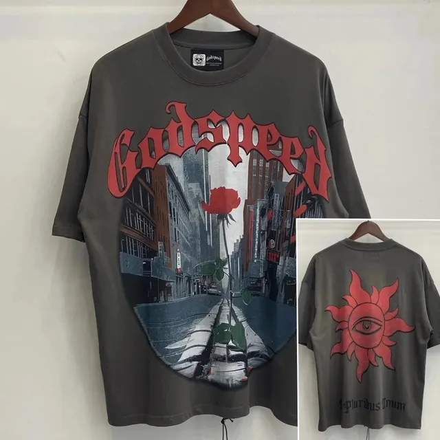 Godspeed Graphic Tee City Rose Print