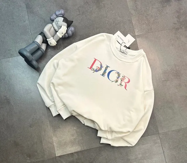 Crewneck Sweatshirt Floral DIOR Logo