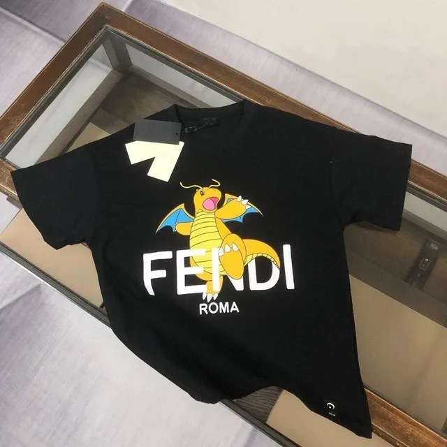 Fendi × Pokémon Graphic Tee Dragonite Print